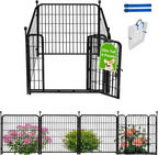 adavin 32 in(h) garden fences and borders,1 gate+3, main product view
