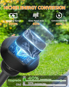 ALEPOD Solar Pathway Lights Outdoor - 8 Pack Solar Powered Garden Lights Waterproof IP65, Decor Landscape Lighting with Three Lighting Modes for Yard, Lawn, Walkway, Driveway, Warm White