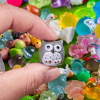240 Pcs Mini Resin Animals Figurines Bulk,240 Styles Tiny Animals Variety Pack for Fairy Garden Landscape,Hide Crafts Decor