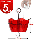 Ant Moat for Hummingbird Feeders 4 Pack,5 oz High Capacity，Suitable for Outdoor Patio Hanging Feeder, Garden Decoration, Sturdy and Leak-Proof(Bottle not Included