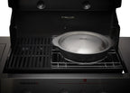 Weber Crafted® Wok & Steamer, 6 Qt, for Gourmet Grilling | Porcelain‑Enameled Cast‑Iron Wok with Steamer Basket for Weber Crafted® Grills (Frame Kit Required) - Grill Accessory