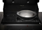 Weber Crafted® Wok & Steamer, 6 Qt, for Gourmet Grilling | Porcelain‑Enameled Cast‑Iron Wok with Steamer Basket for Weber Crafted® Grills (Frame Kit Required) - Grill Accessory