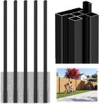 8ft inground aluminum fence posts for 6ft privacy, main product view