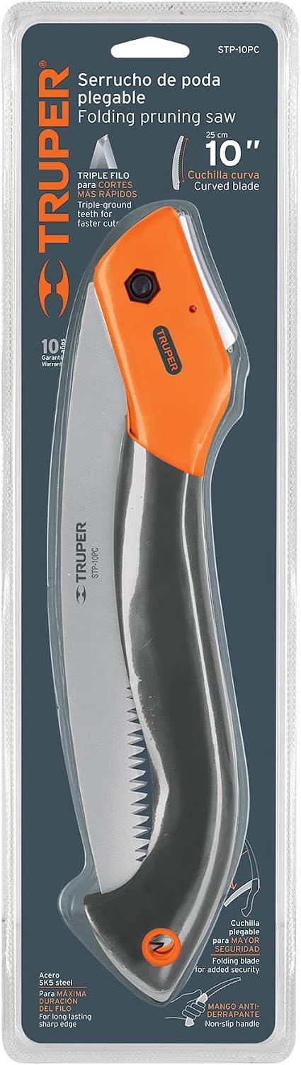 Folding saw 10 ', curved blade
