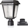 kmc lighting st4618q solar post light outdoor waterproof, main product view