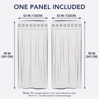 PureFit Outdoor Curtains for Patio Waterproof Weatherproof, UV Resistant Outside Curtains for Gazebo, Front Porch, Pergola, Sun Blocking Privacy Curtain, 52W x 95L inch, 1 Panel, Red Clay