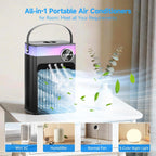 2026 new portable air conditioners, 4 in 1, close-up detail