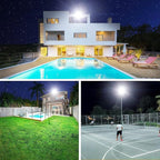 500W LED Flood Light Outdoor,2750W Equivalent Super Bright FloodLight with Plug,58600LM 5000K Daylight White IP66 Waterproof Commercial Lighting for Sports Fields,Counts,Arena,Stadium