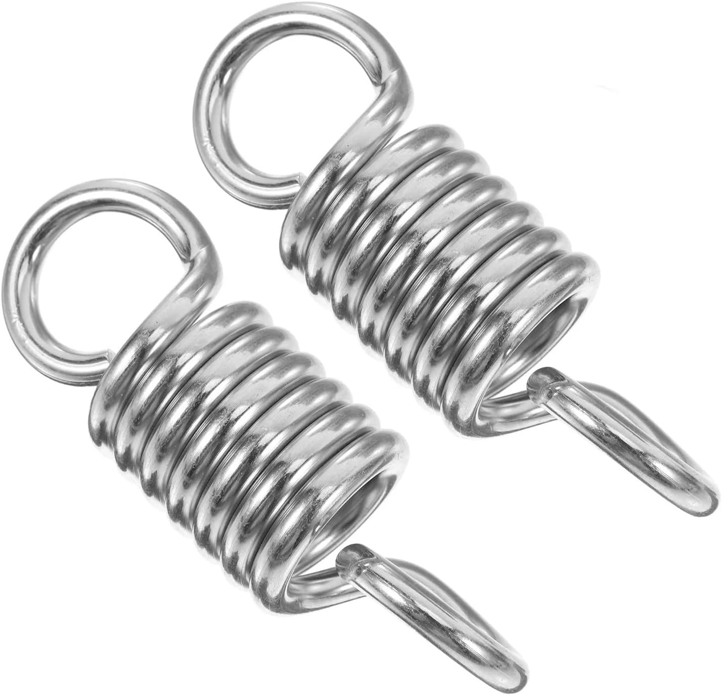 Hammock Chair Spring 2 Pcs Hammock Fixing Spring Heavy Duty Metal Compression For Hanging Chair Patio Swing Porch Use Springs