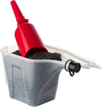 More Birds 3-in-1 Super Tote, 5 lb Capacity Container | Easy Grip Handle & Stackable Design, Portable Seed Holder & Dispenser for Backyard Birding and Wildlife, 100-SF-TOTE