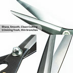 HOUNEN Japanese Hedge Shears, 20in Yasuki High-Purity Steel Bypass Blades | Lightweight shears with Yasuki high-purity carbon steel blades shape hedges, trim curves and cut fresh thin branches cleanly.