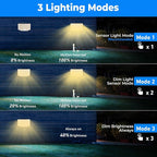 Peasur 2 Pack Solar Motion Lights Outdoor, 318 LED Solar Security Light with 3 Modes, IP65 Waterproof Powered Flood Lights for Outside Garden Patio Garage Yard Backyard Warm White