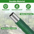 garden stakes 20 pack, 16 inch plastic coated, side view
