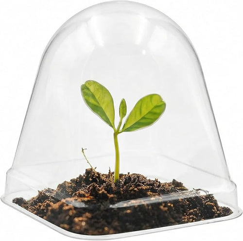120 Pack Clear Humidity Domes, Transparent Seedling Domes Compatible with 2.7 Inch Square Nursery Pots for Seedlings