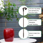Invisible Orchid Sticks 17 inch &11 inch SupKing 16Pcs Plant Stakes with Clips for Support Small Short Plants,Garden Stakes Support Poles Suit for Potted Plants Flowers Peony Rose (Brown)