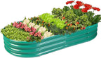 rakukiri raised garden bed grs certified galvanized planter, main product view