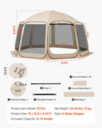 vevor pop up screen house tent, 15 x on a desk or shelf