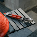 Kamado Joe® Krafted™ Stainless Steel BBQ Tongs – 18" Heavy-Duty Grill Tongs with Locking Mechanism, Grooved Grip, Dishwasher Safe