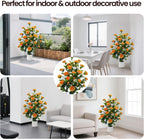artificial camellia tree, 3ft faux flowering camellia plant, package contents
