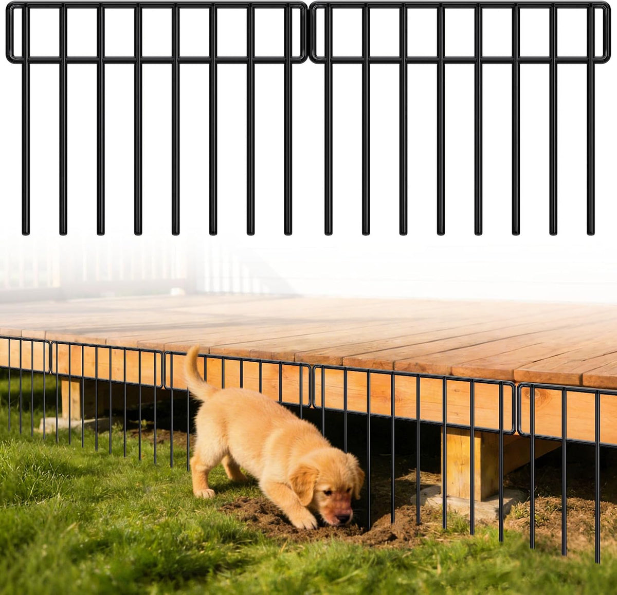hihaduum 30ft(l) x 13inch(h) animal barrier fence, main product view