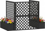 foowin air conditioner fence, 3 panels metal privacy, main product view