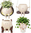 cute plant pots, unique style cute planters, soft, main product view