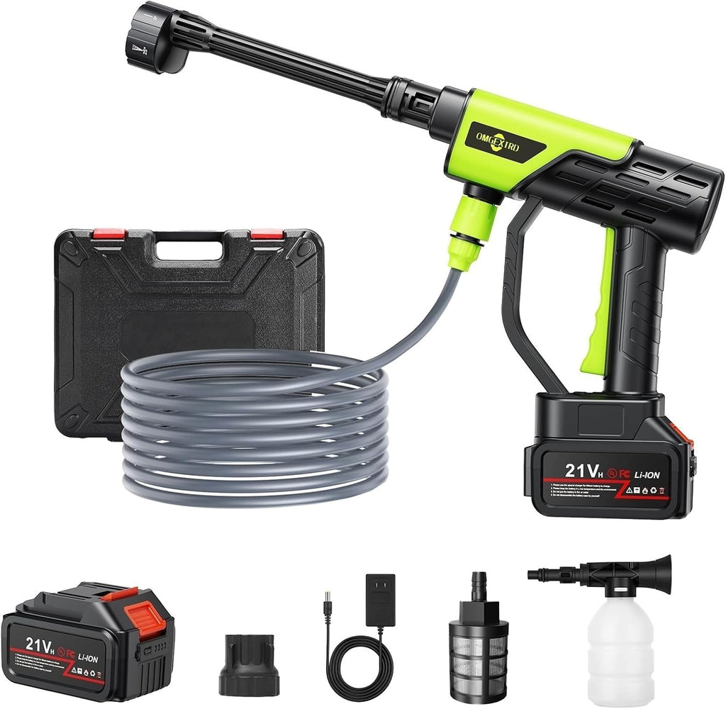 cordless portable washer, lightweight portable power washer, main product view