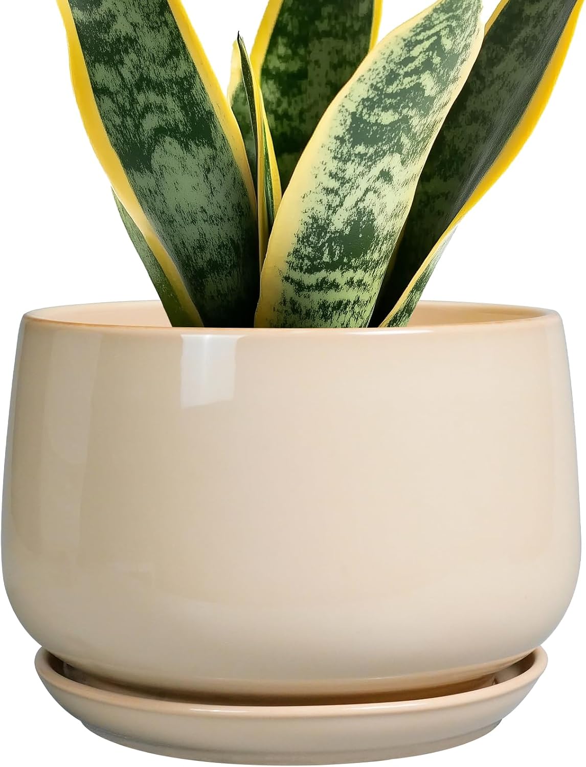 g epgardening ceramic planter, 7 inch plant pots, main product view