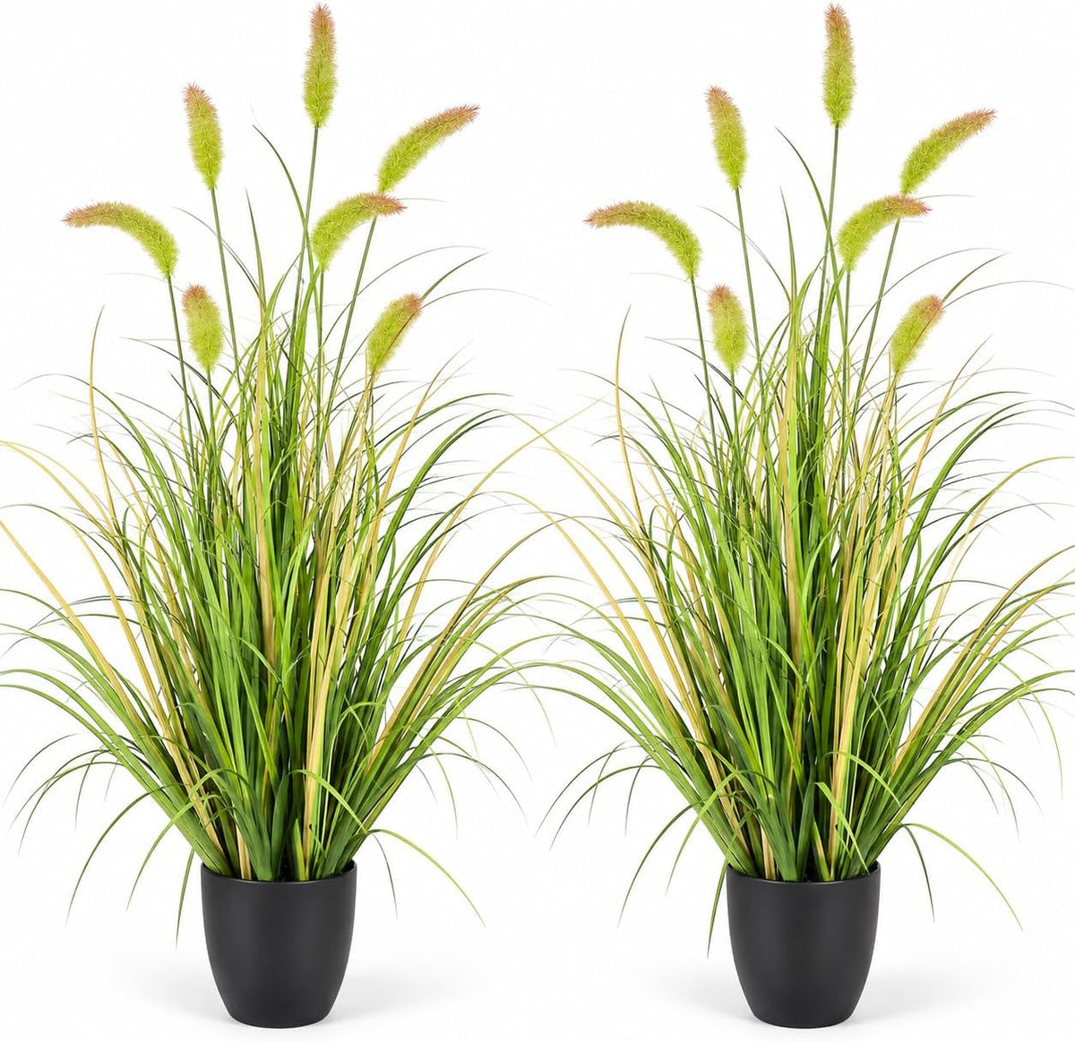 3ft artificial foxtail grass plants, faux grass indoor, main product view