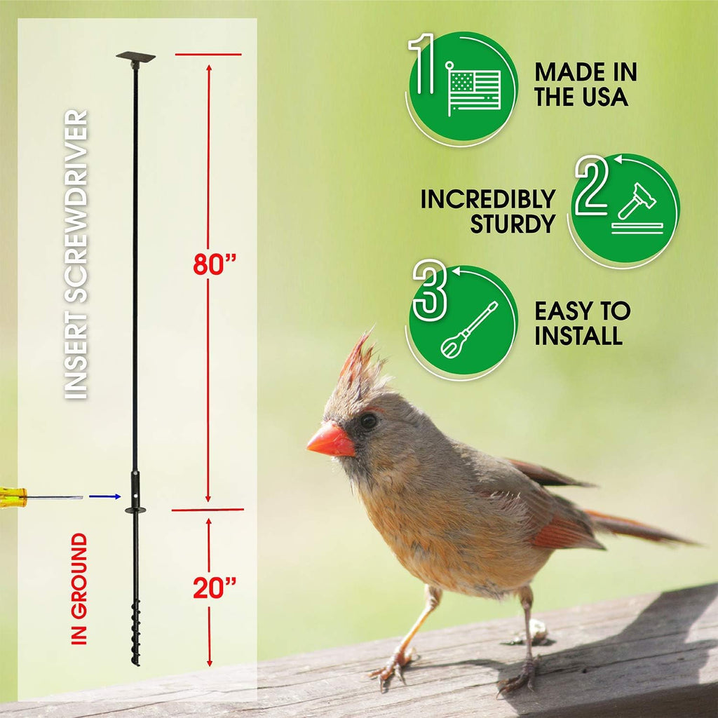 Tool & Die 5 Piece Feeder Pole Set with Twist-in Ground Socket