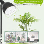 Lonwon Grow Light Bulb, Plant Light Bulb, E26 Grow Bulb Full Spectrum | LED Grow Lights for Indoor Plants, 30W Plant Lights for Indoor Growing and Regular Lamp, 4000K Warm, PAR 38 Bulb, 1-Pack