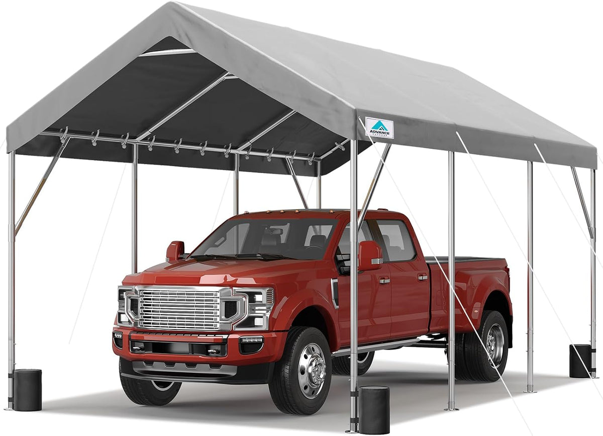 advance outdoor 12x20 ft heavy duty carport potable, main product view