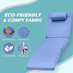 Chaise Lounge Chairs Outdoor Set of 4, Comfy Outside Wicker Patio Pool Lounge Chair w/ 5 Adjustable Back Angle, Cup Holder, Thicken Cushion
