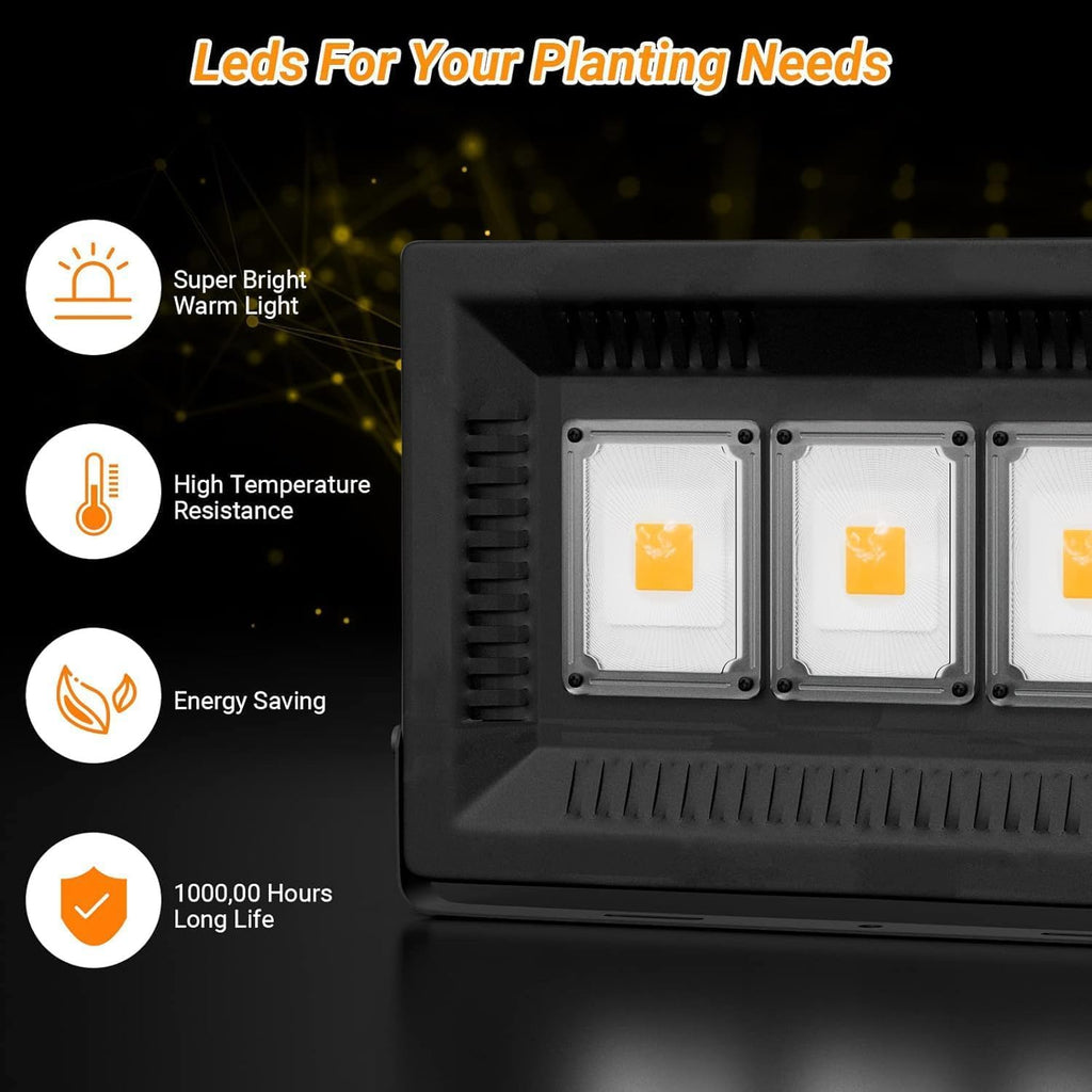 450w outdoor grow lights waterproof, grow light with, close-up detail