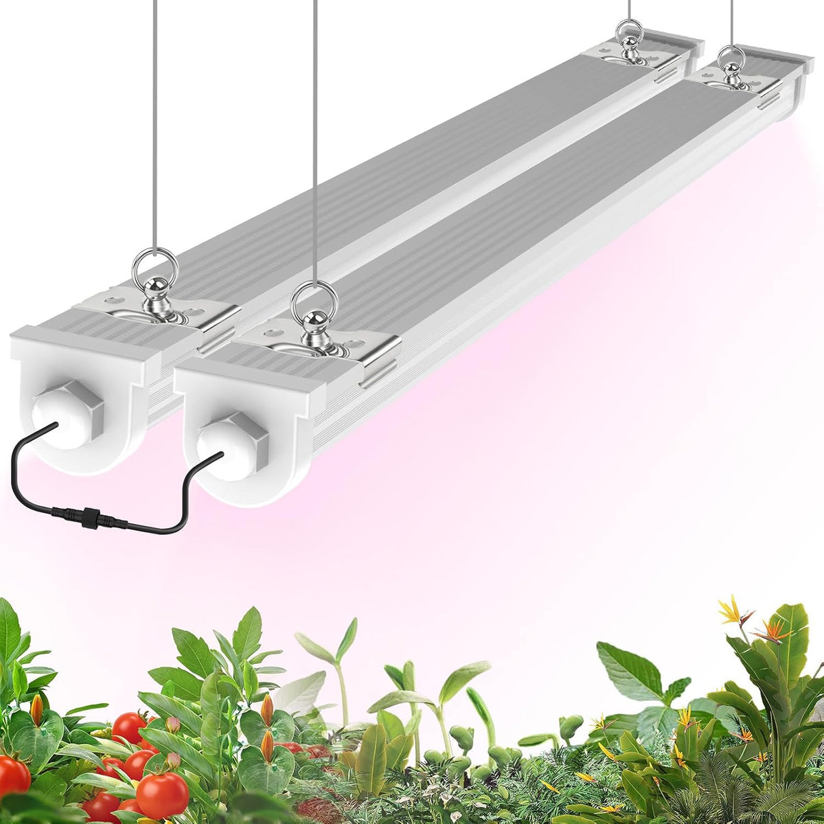 jesled waterproof plant grow lights, 3ft full spectrum, main product view