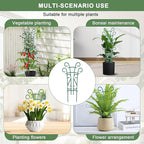 6 Pack Indoor Plant Trellis for Potted Plants, Stackable Garden Trellis for Climbing Plants Outdoor, Small Trellis for Houseplants Rose Hoya Pothos Plant Climber Support