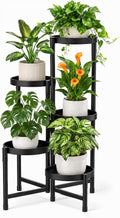 bamworld plant stand indoor outdoor 5 tier corner, main product view