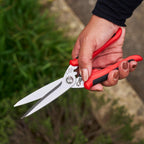 FELCO 456 Universal Stainless Steel Scissors - Versatile Multi-Purpose Scissors for Garden, Household and Workshop, Serrated Blade, Ergonomic Handle, Durable and Precise