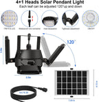 auzev solar shed light indoor outdoor upgrade 176 showing dimensions