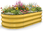 kesfitt raised garden bed, 4x2x1 ft galvanized steel, main product view