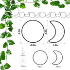 18 Pcs Chain Trellis for Climbing Plants Indoor Outdoor,Wall Plant Vine Climbing Support for Potted Plants,Houseplant Accessorie for Climbing Plants Pertains to Monstera,Pothos,Ivy,Wisteria