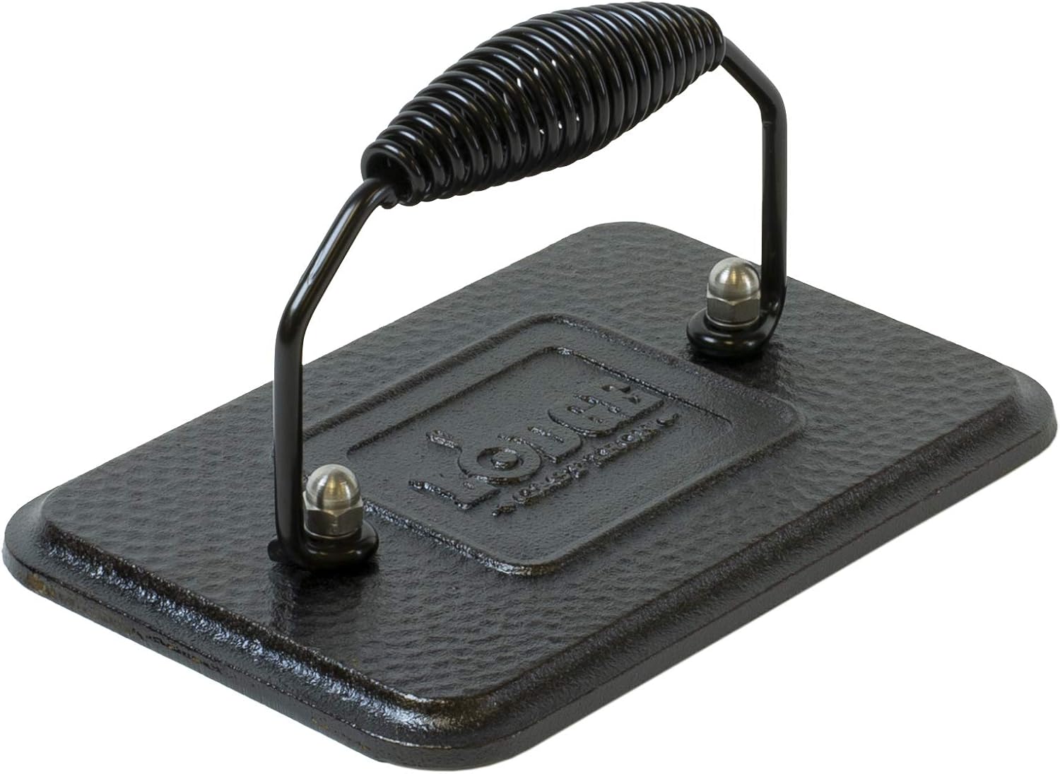 Lodge LPGI3 Cast Iron Reversible Grill/Griddle, 20-inch x 10.44-inch, Black & LGP3 Rectangular Cast Iron Grill Press, Pre-Seasoned, 6.75-inch x 4.5-inch