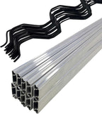 hipicute 20 set 6.6 ft greenhouse lock channel, main product view
