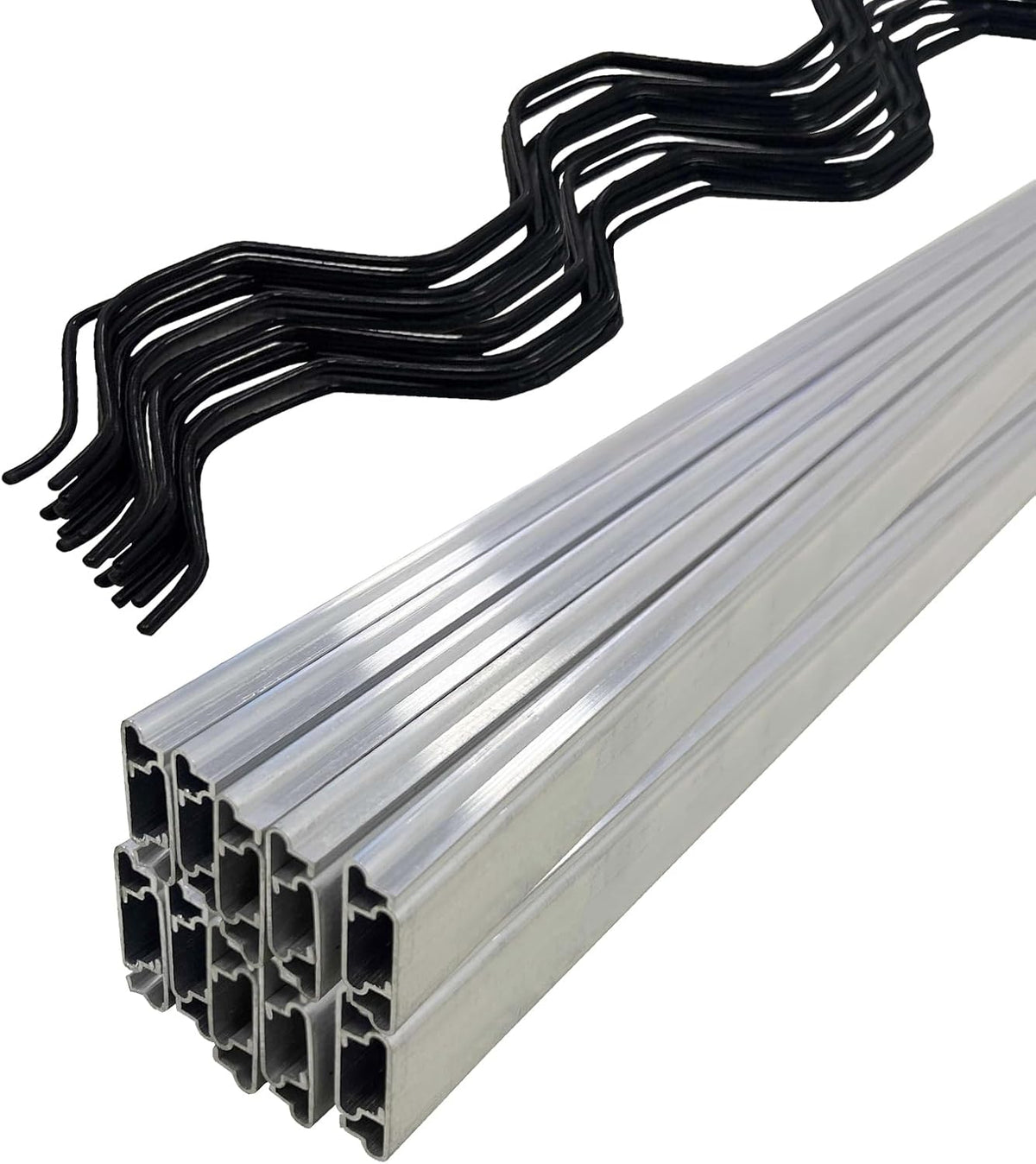 hipicute 20 set 6.6 ft greenhouse lock channel, main product view