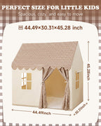 swehouse play tent indoor outdoor boy girl play shown in use