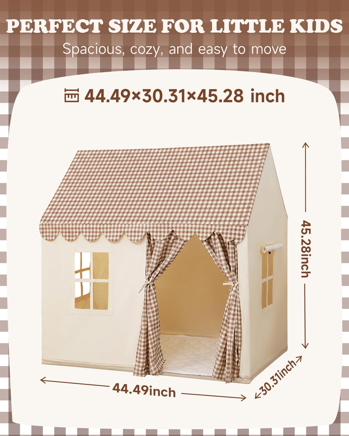swehouse play tent indoor outdoor boy girl play shown in use