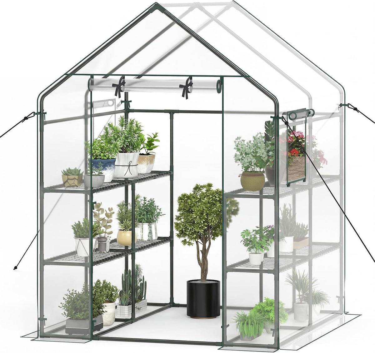 happygrill greenhouses for outdoors, portable greenhouse with pe, main product view
