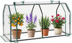 happygrill portable mini greenhouse w/roll-up zipper door &, main product view