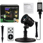 Christmas Projector Lights Outdoor, Led Christmas Laser Lights Landscape Spotlight Red and Green Star Show with Rf Wireless Remote Christmas Decorative for Outdoor Garden Patio Xmas Holiday Party