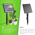 49ft solar drip irrigation system kit, auto watering showing dimensions
